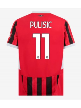 AC Milan Christian Pulisic #11 Replika Hemmakläder 2024-25 Kortärmad